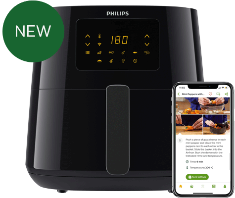 Teplovzdu&scaron;n&aacute; frit&eacute;za Airfryer Essential XL Connected, Teplovzdu&scaron;n&aacute; frit&eacute;za Philips, pripojen&eacute; rie&scaron;enia