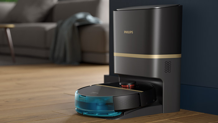 Robotick&yacute; vys&aacute;vač s&nbsp;mopom Philips 7000 Series Aqua &ndash; video