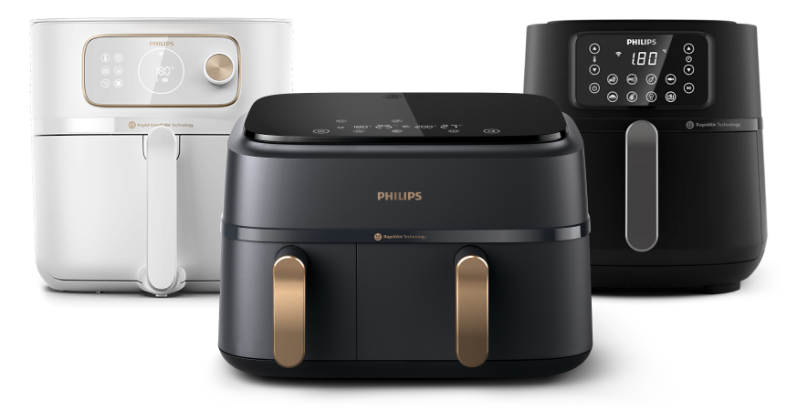 sortiment teplovzdu&scaron;n&yacute;ch frit&eacute;z