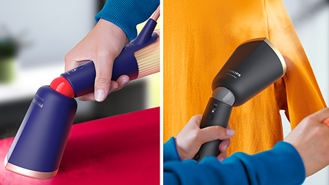 Zapoj. a použ.: priprav. na použitie za niekoľko sek&uacute;nd, žiadna žehliaca doska