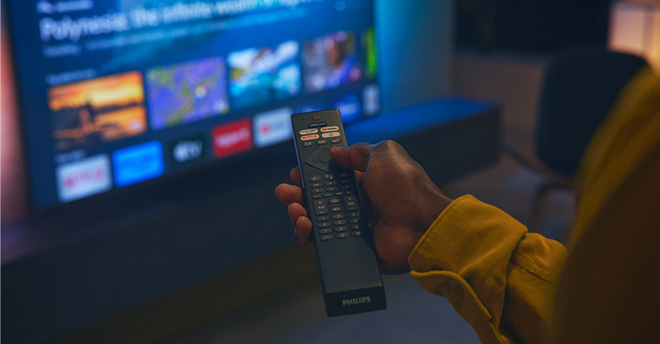 Diaľkov&eacute; ovl&aacute;danie telev&iacute;zorov Ambilight