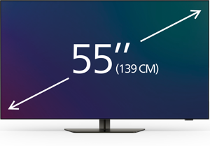 55 palcov&eacute; telev&iacute;zory