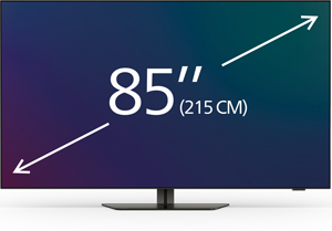 85 palcov&eacute; telev&iacute;zory