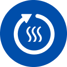 Ikona op&auml;tovn&eacute;ho ohrevu