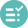 Checklist icon representing reporting requirements