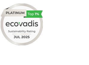 Platinov&aacute; medaila EcoVadis j&uacute;l 2025