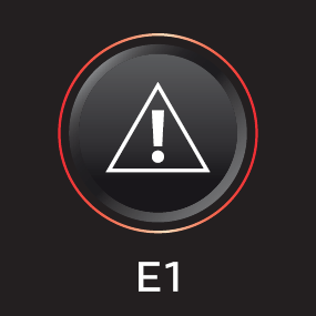 E1, Sign&aacute;l chyby syst&eacute;mu
