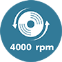 Ikona 4000 ot./min